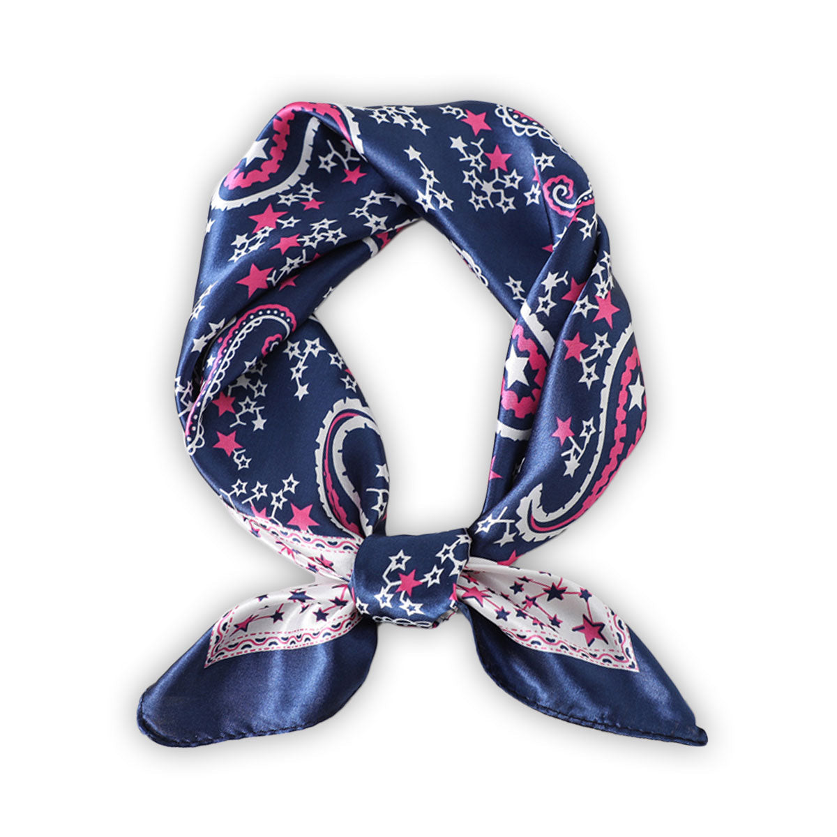 Navy Stars Boho Scarf