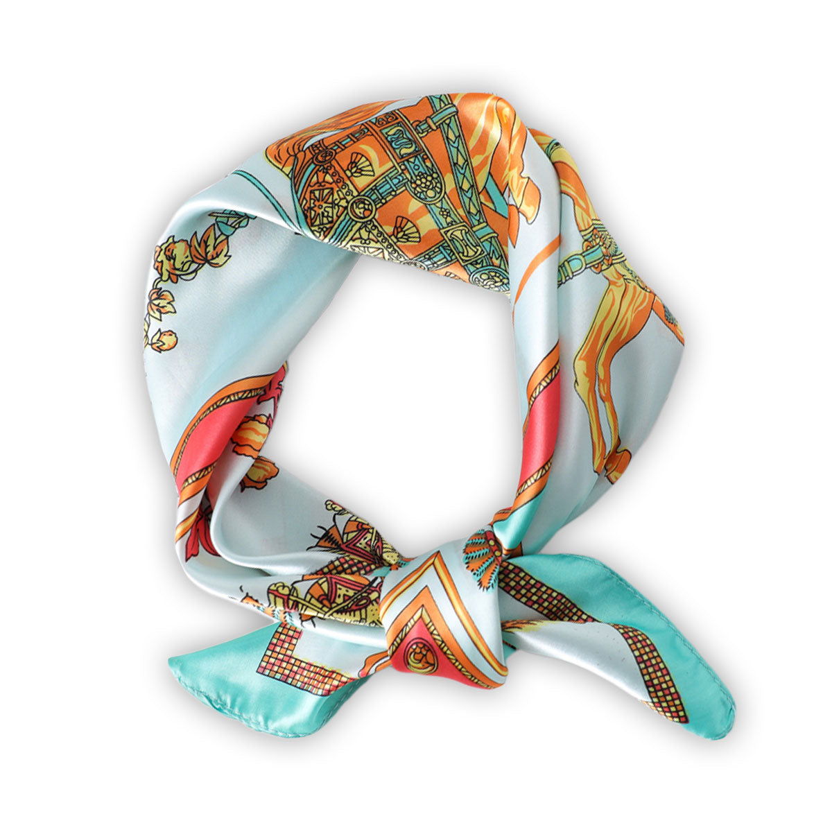 Turquoise Sea Blue Boho Scarf