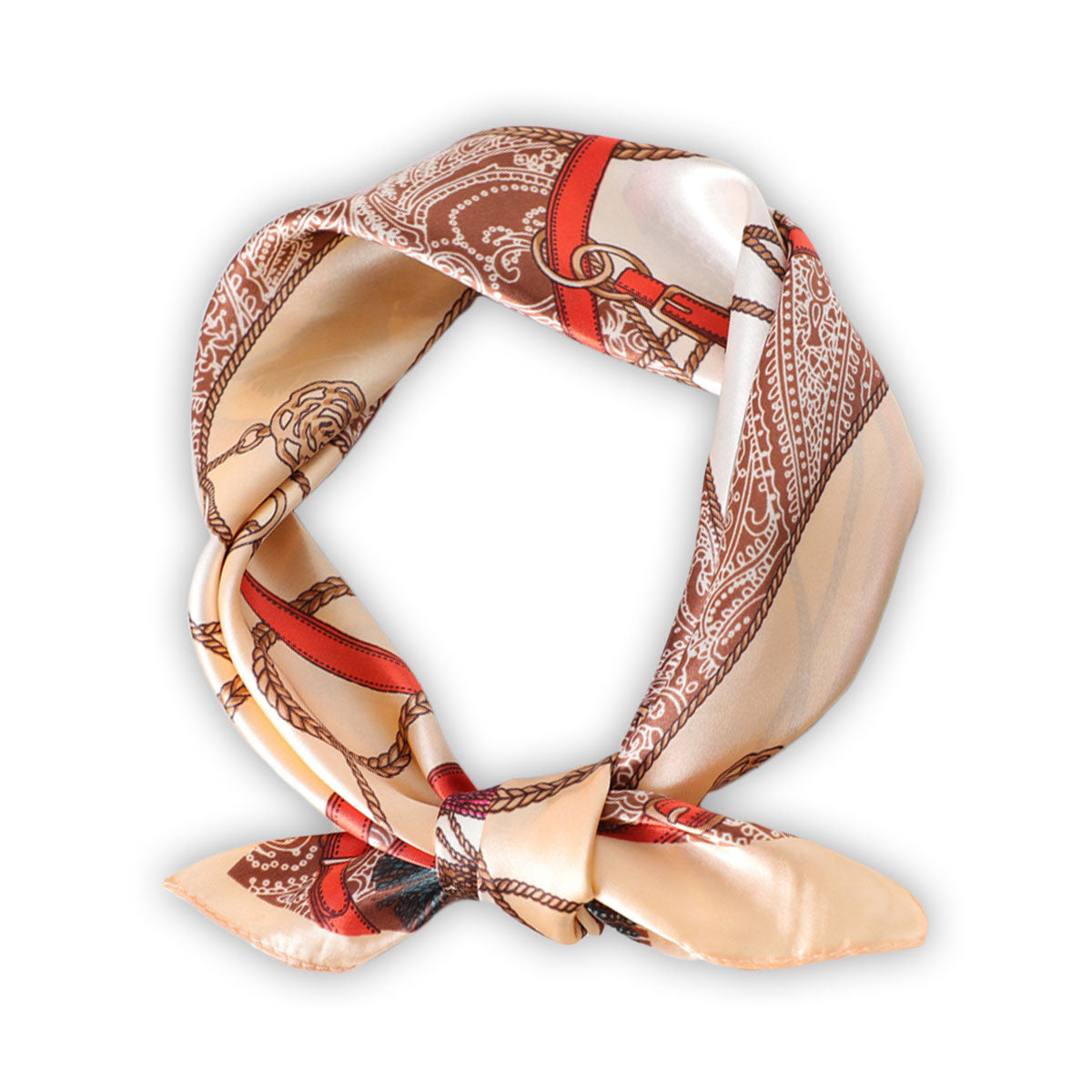 Soft Beige Tassel Boho Scarf