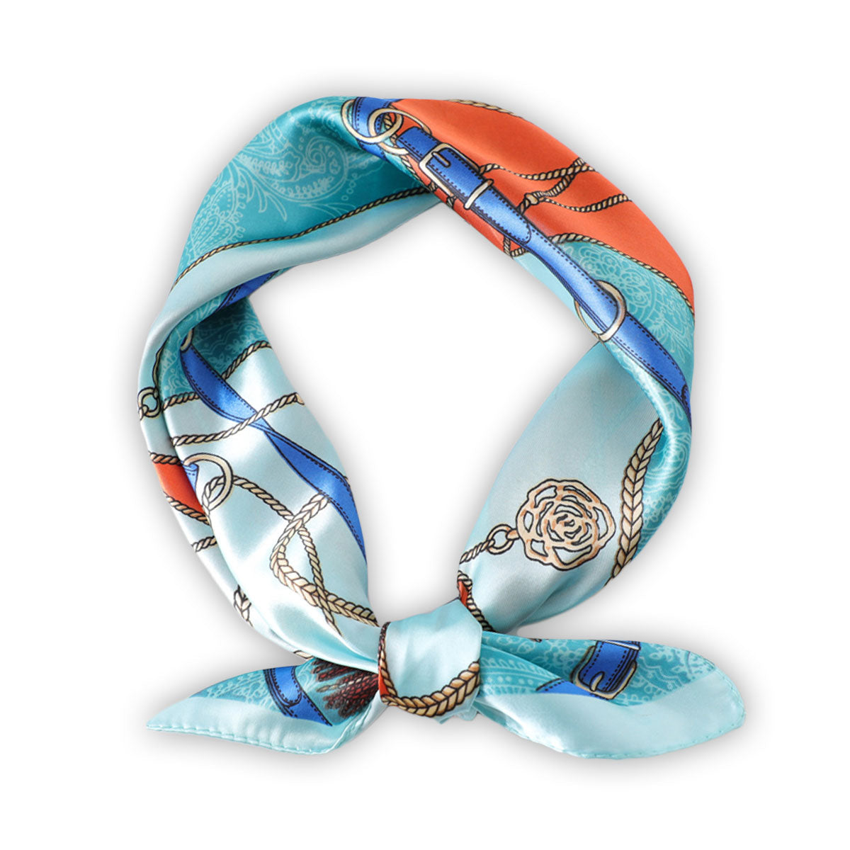 Aruba Blue Tassel Boho Scarf