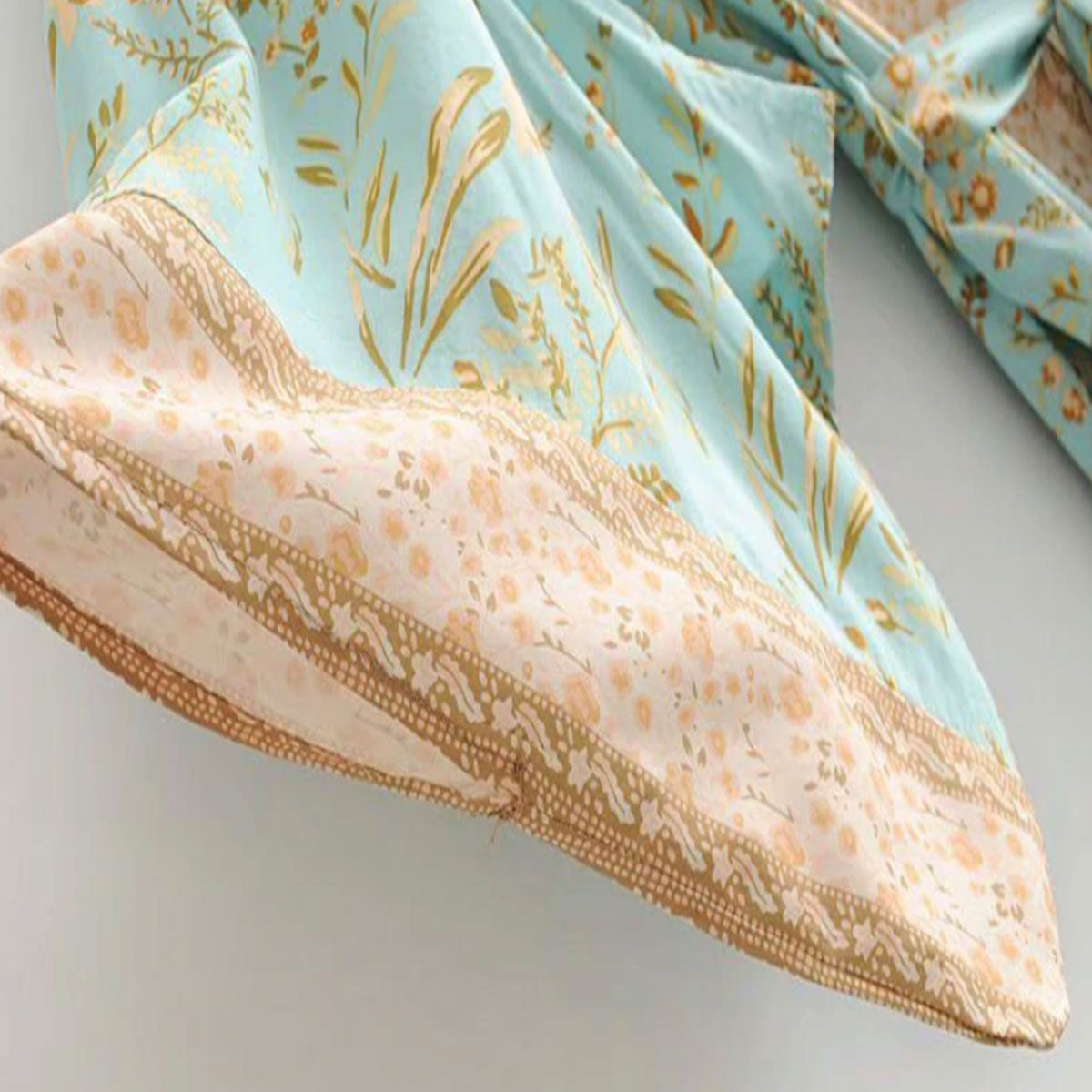 Mint to Bloom Boho Kimono Maxi Robe