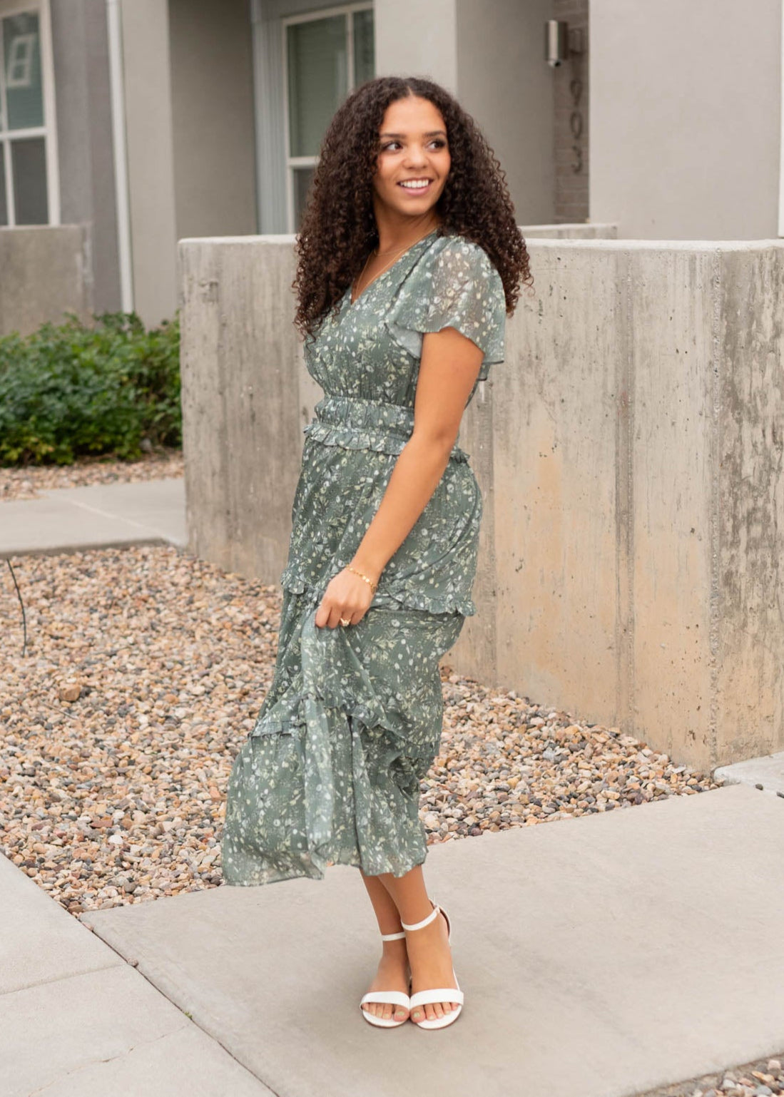 Blake Sage Floral Dress