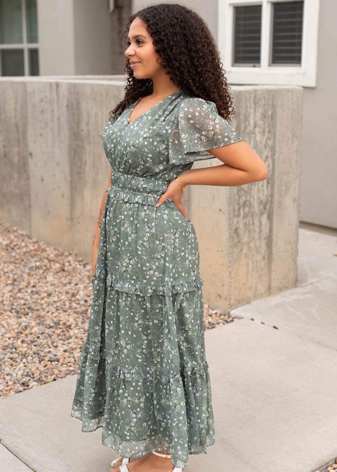 Blake Sage Floral Dress