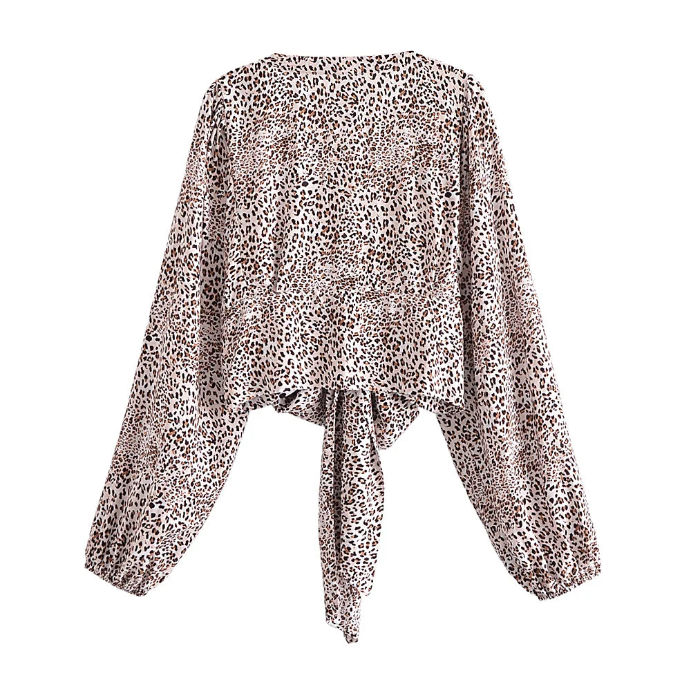 Wild Heart Boho Long Sleeve Crop Top