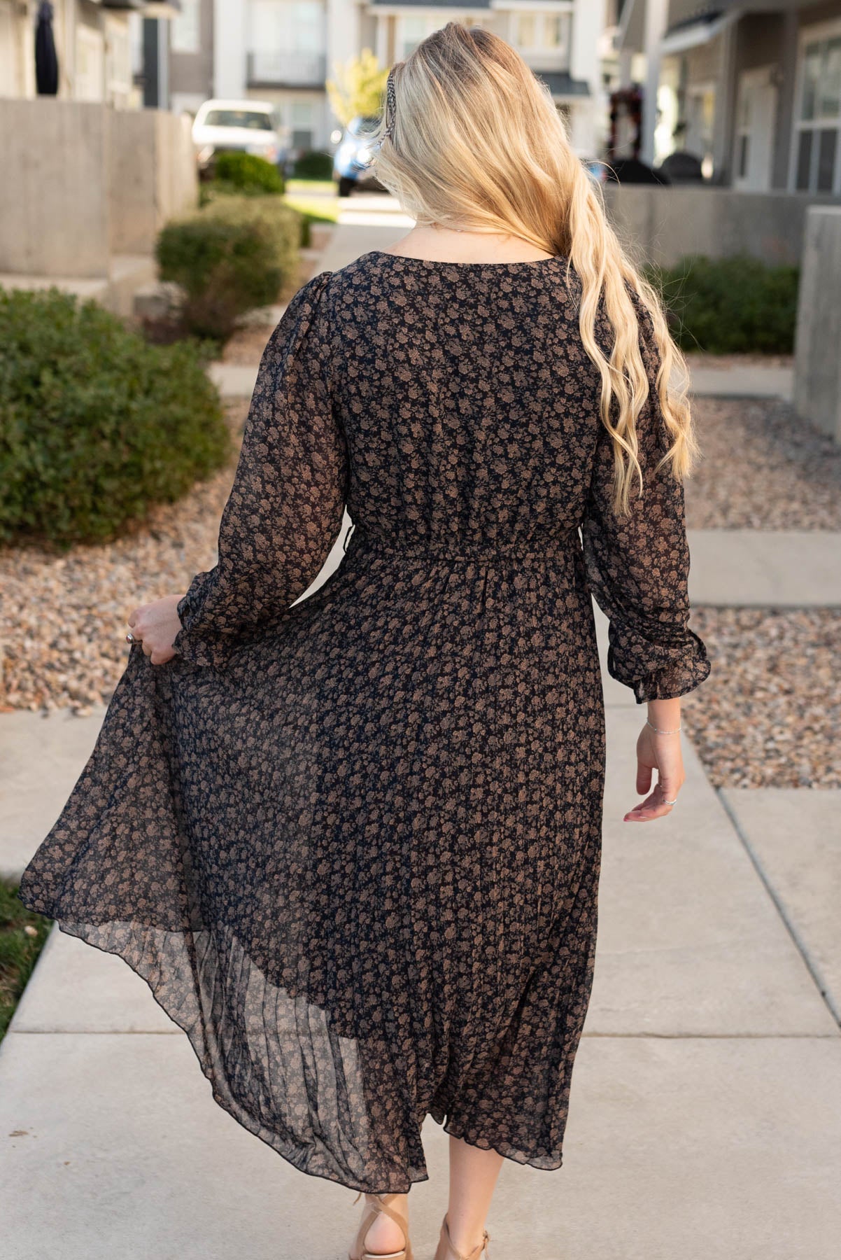 Rayleen Navy Multi Floral Dress