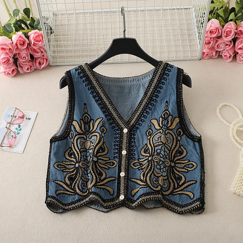 Endless Dreams Boho Embroidered Vest
