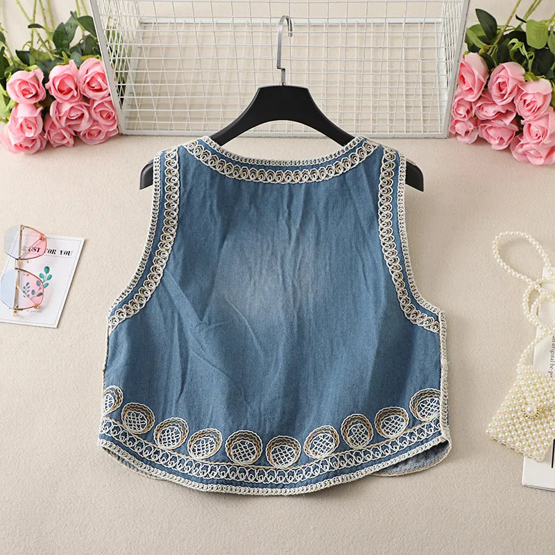 Endless Dreams Boho Embroidered Vest
