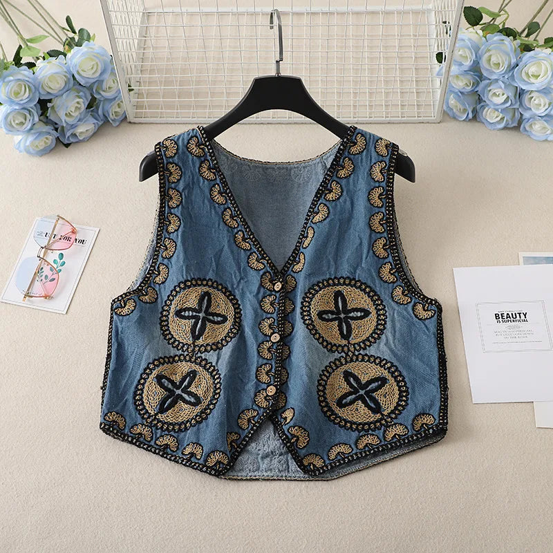 Endless Dreams Boho Embroidered Vest