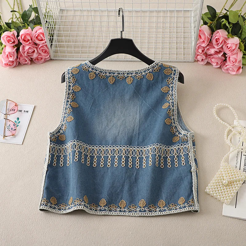Endless Dreams Boho Embroidered Vest