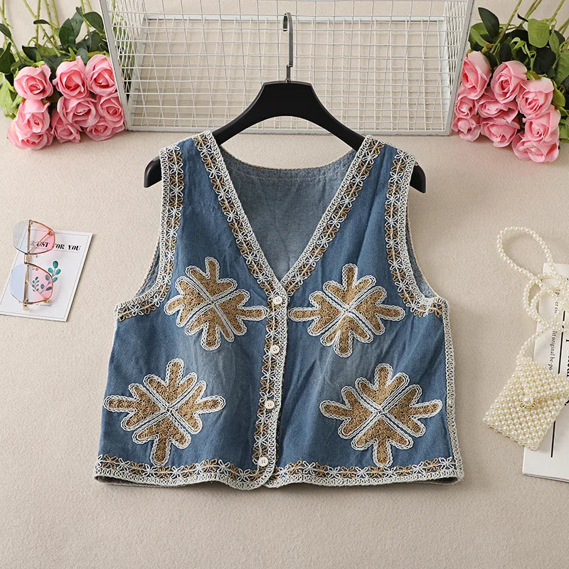 Endless Dreams Boho Embroidered Vest