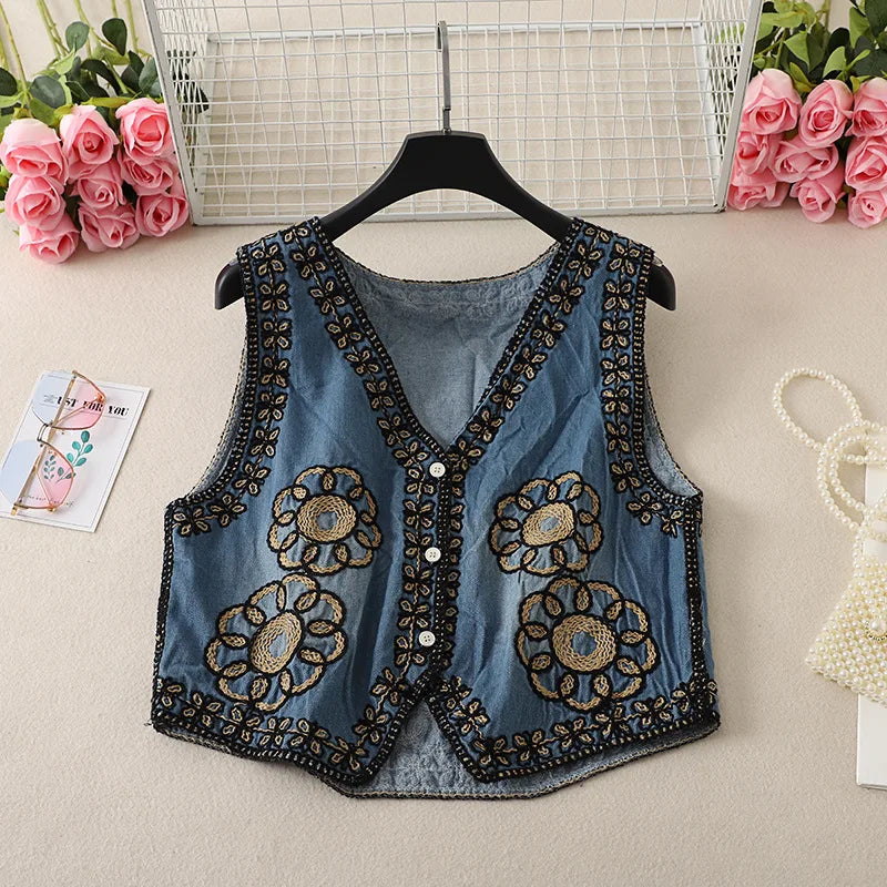 Endless Dreams Boho Embroidered Vest