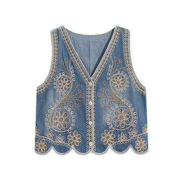 Endless Dreams Boho Embroidered Vest