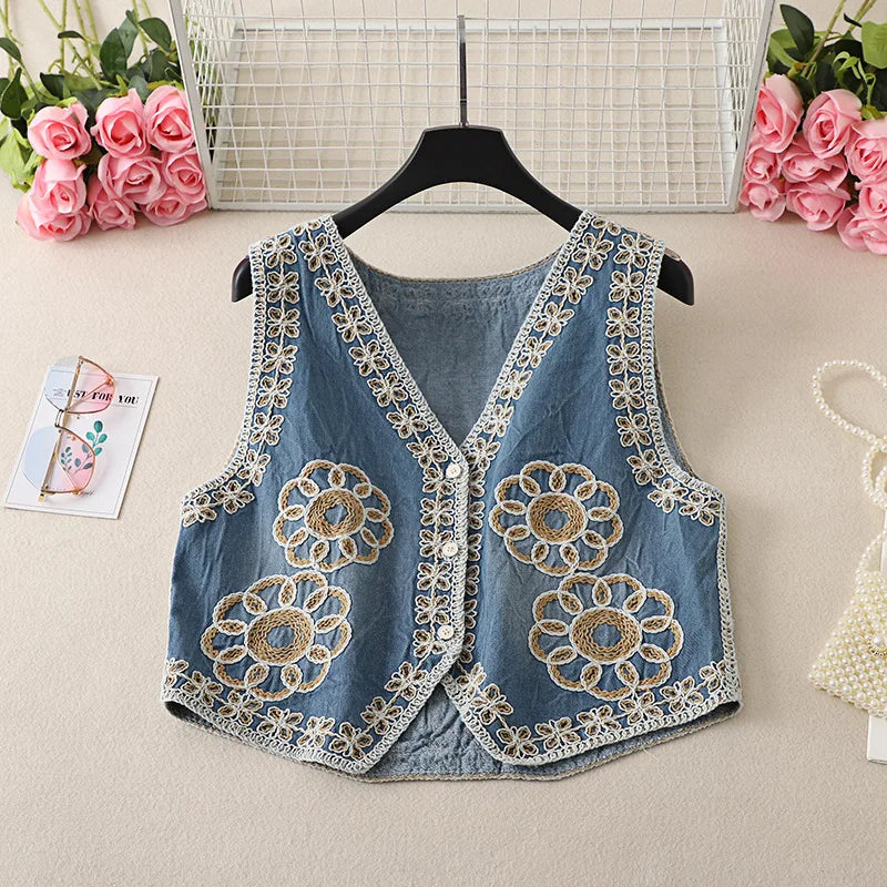 Endless Dreams Boho Embroidered Vest