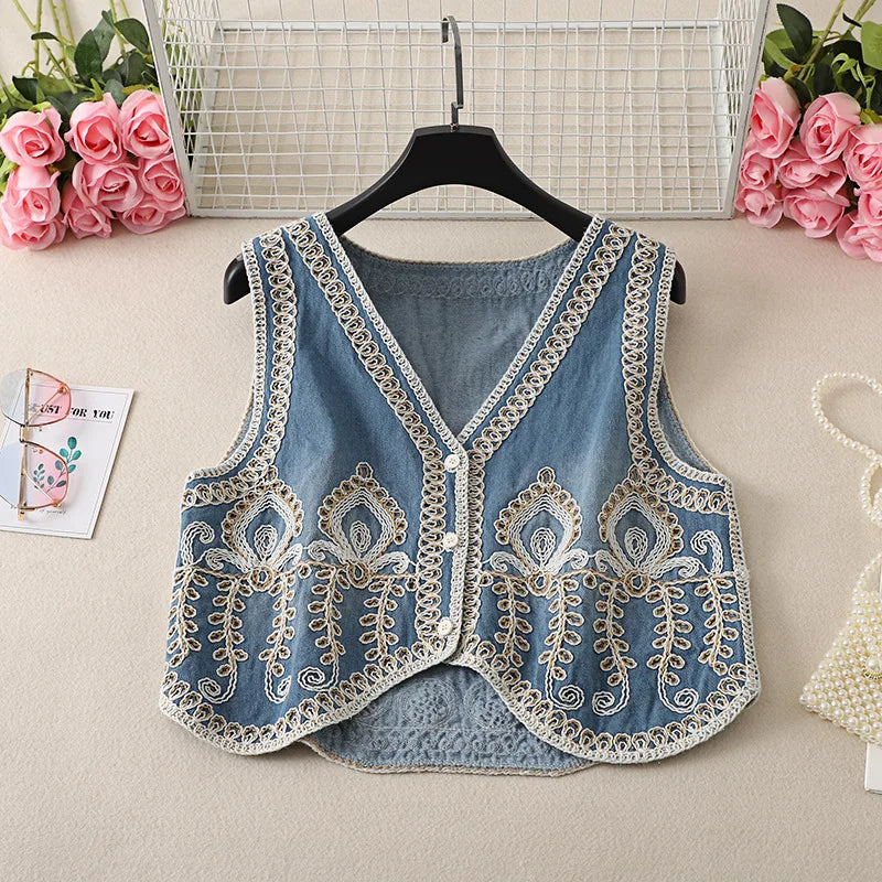 Endless Dreams Boho Embroidered Vest