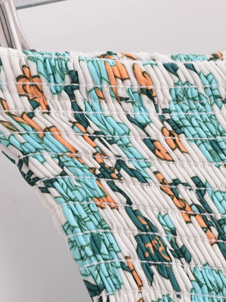 Floral Bliss Boho Floral Print Maxi Skirt