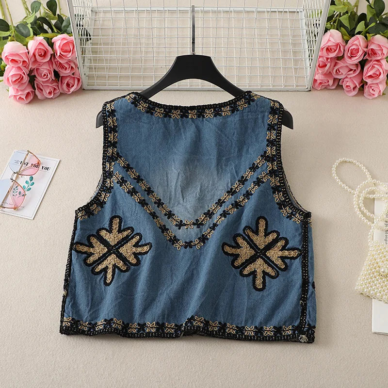 Endless Dreams Boho Embroidered Vest