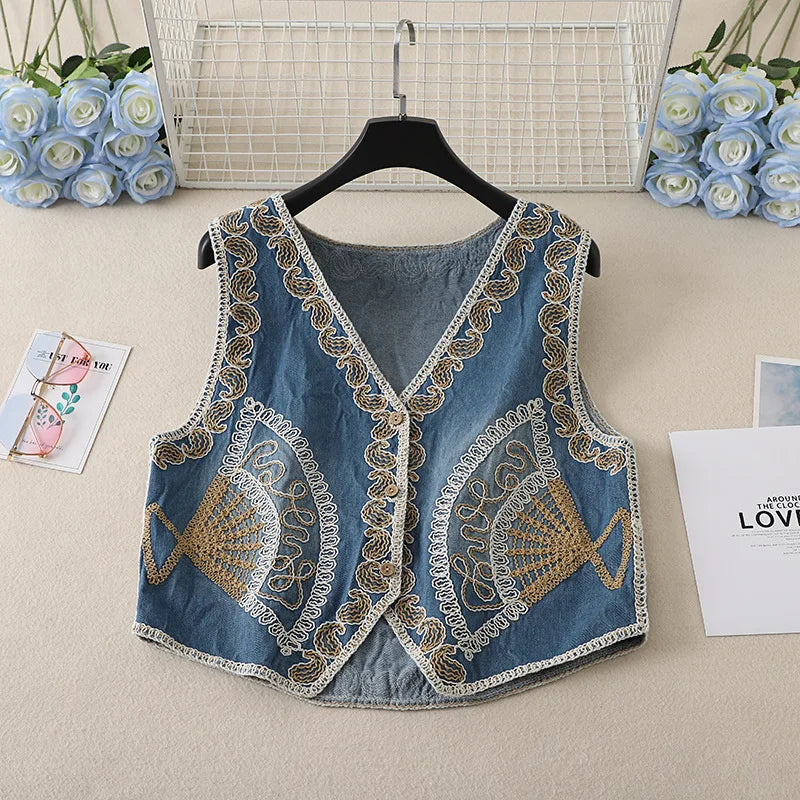 Endless Dreams Boho Embroidered Vest