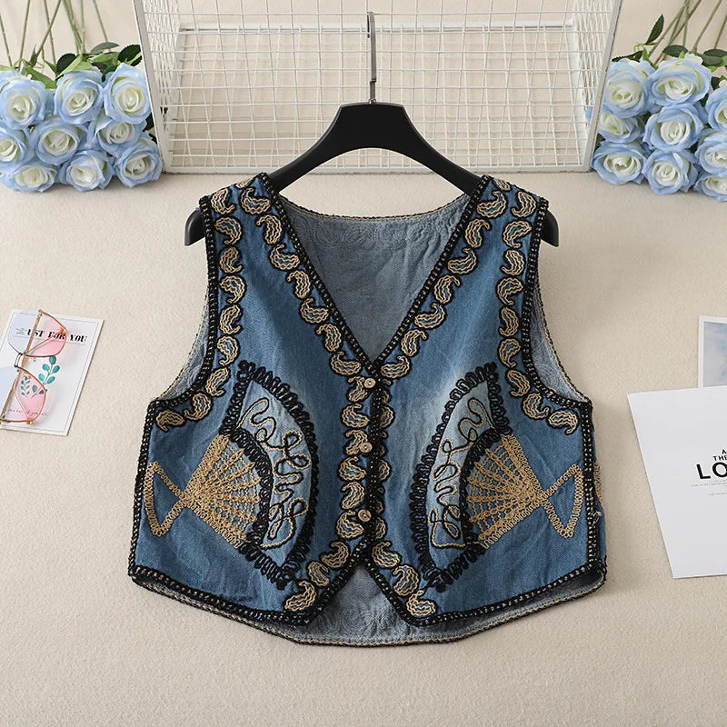 Endless Dreams Boho Embroidered Vest