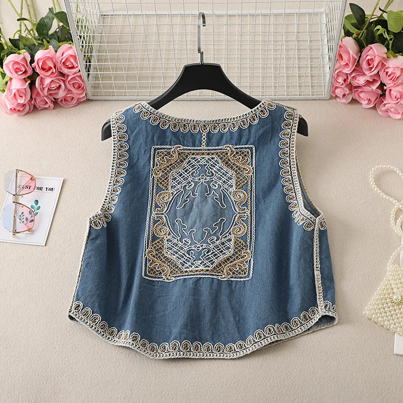 Endless Dreams Boho Embroidered Vest
