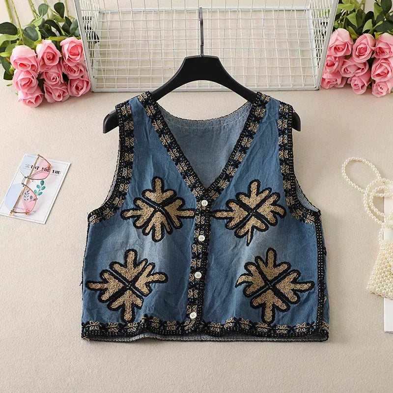 Endless Dreams Boho Embroidered Vest
