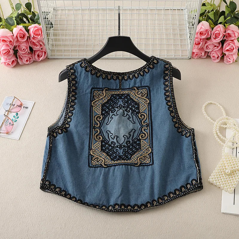 Endless Dreams Boho Embroidered Vest