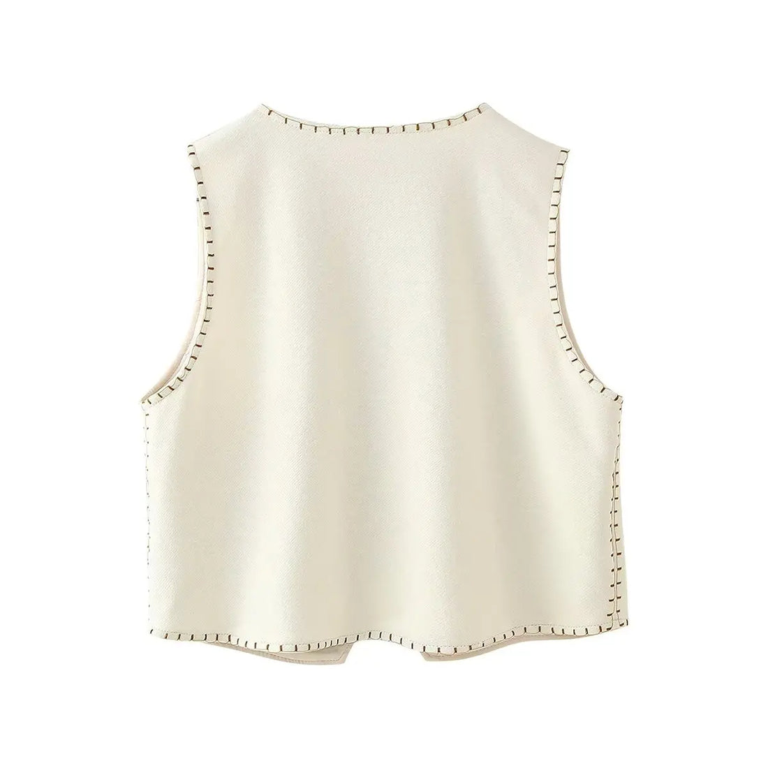 Mauve Bloom Boho Floral Embroidered Vest