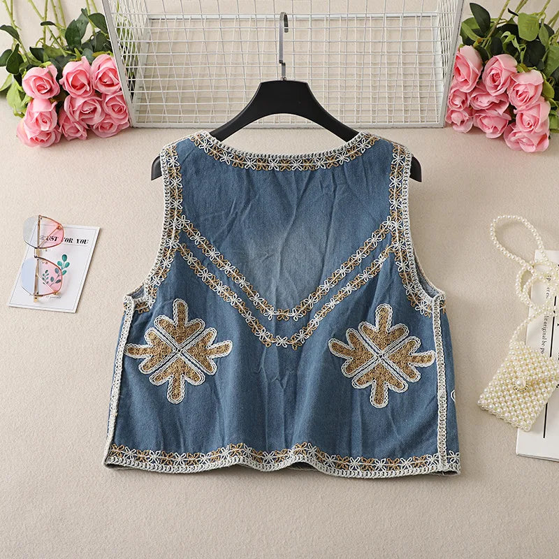 Endless Dreams Boho Embroidered Vest