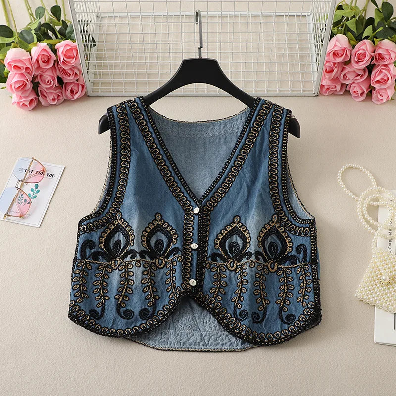 Endless Dreams Boho Embroidered Vest
